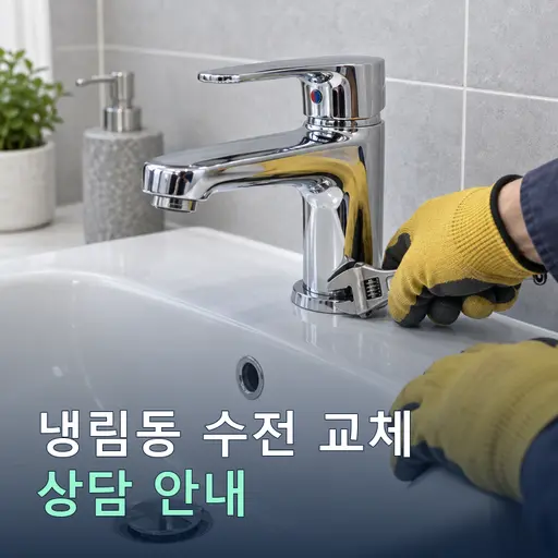 경북 상주시 냉림동 수전교체 현장 점검 및 상담