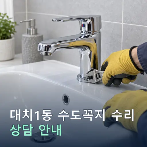 서울 강남구 대치1동 수도꼭지수리 현장 점검 및 상담