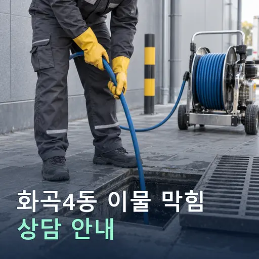 서울 강서구 화곡4동 이물막힘 현장 점검 및 상담