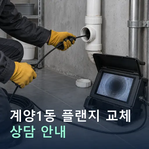 인천 계양구 계양1동 플랜지교체 현장 점검 및 상담