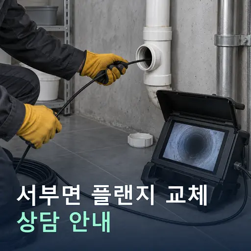 충남 홍성군 서부면 플랜지교체 현장 점검 및 상담