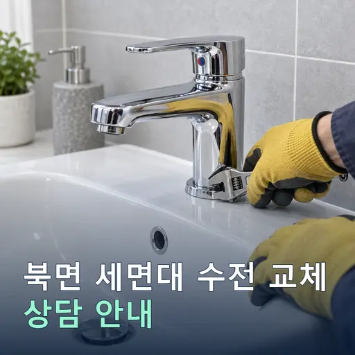 강원 영월군 북면 세면대수전교체 현장 점검 및 상담