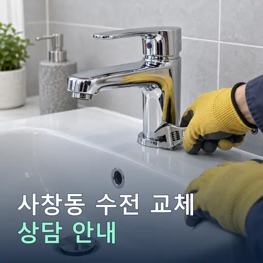 충북 청주시 사창동 수전교체 현장 점검 및 상담