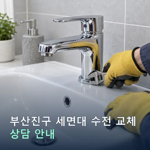 부산 부산진구 세면대수전교체 현장 점검 및 상담