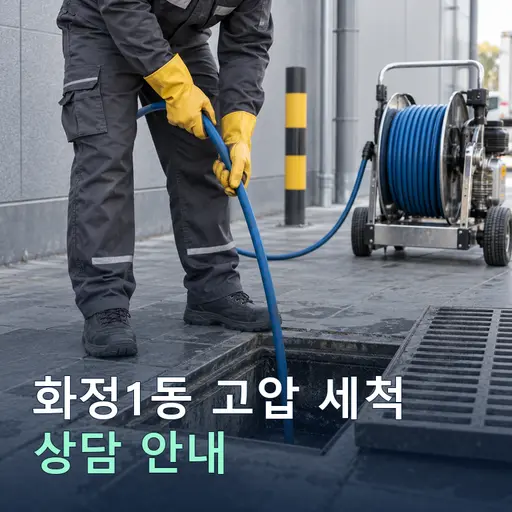 광주 서구 화정1동 고압세척 현장 점검 및 상담
