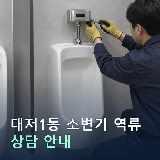 부산 강서구 대저1동 소변기역류 현장 점검 및 상담