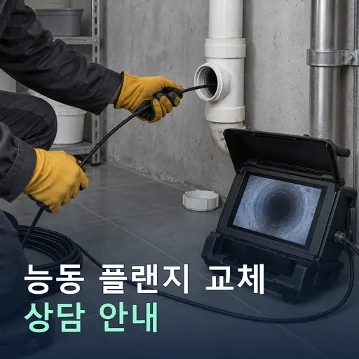 서울 광진구 능동 플랜지교체 현장 점검 및 상담