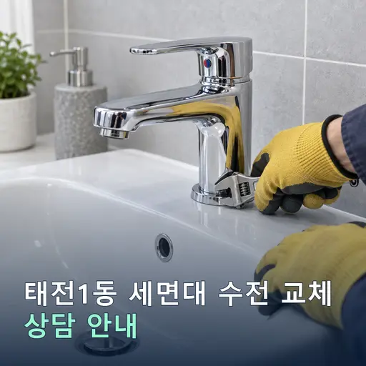 대구 북구 태전1동 세면대수전교체 현장 점검 및 상담