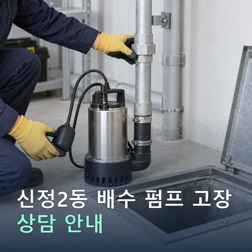 울산 남구 신정2동 배수펌프고장 현장 점검 및 상담