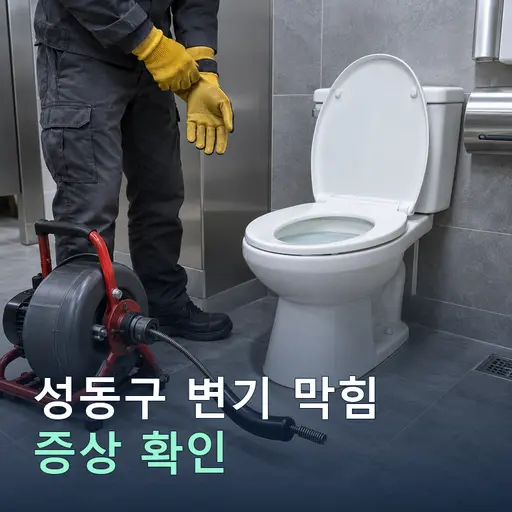 서울 성동구 변기막힘 새벽·야간 24시 상담 · 하수구막힘고압세척전문24시출동