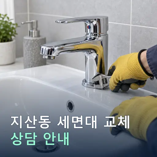 경기 평택시 지산동 세면대교체 현장 점검 및 상담