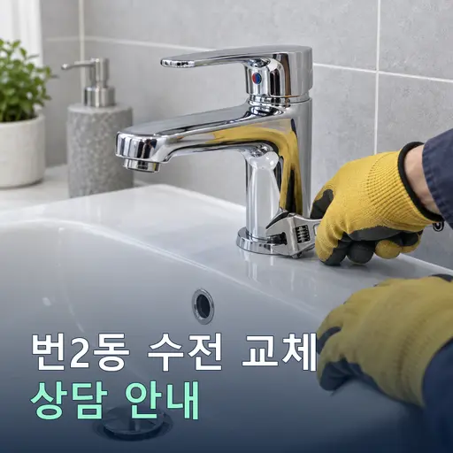 서울 강북구 번2동 수전교체 현장 점검 및 상담