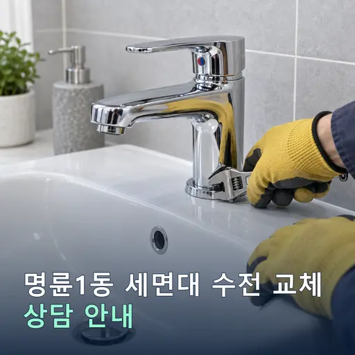 강원 원주시 명륜1동 세면대수전교체 현장 점검 및 상담