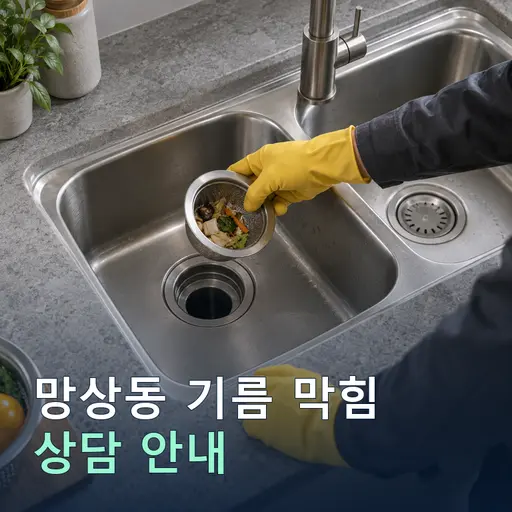 강원 동해시 망상동 기름막힘 현장 점검 및 상담