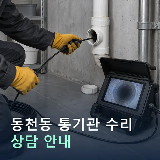 대구 북구 동천동 통기관수리 현장 점검 및 상담