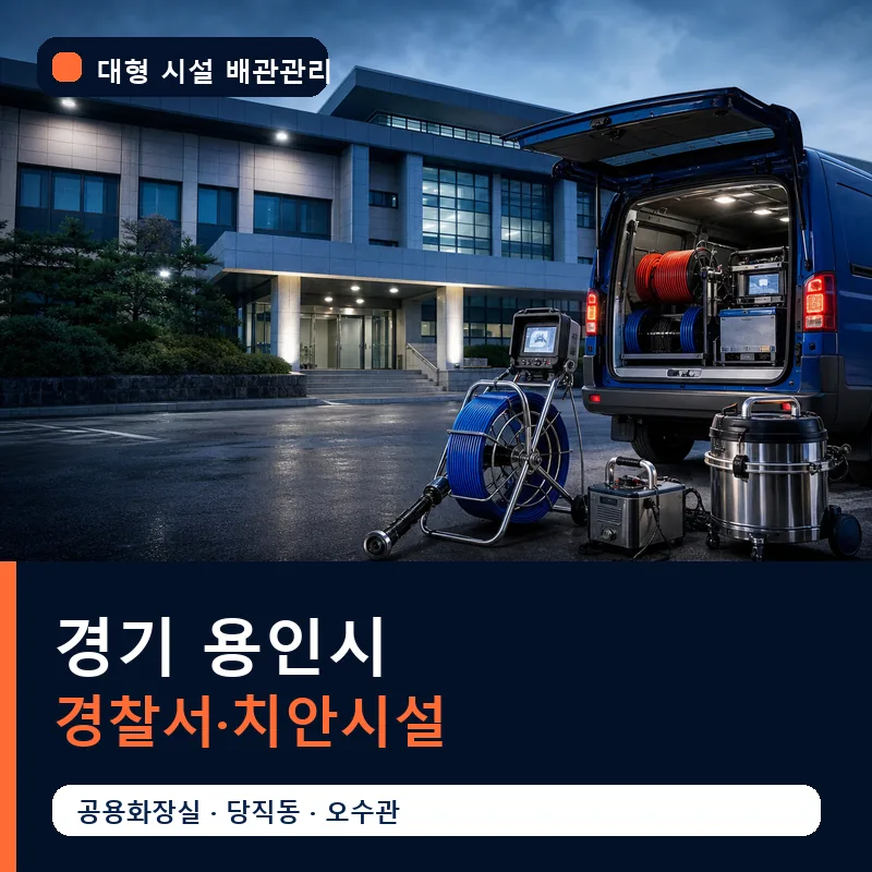 경기 용인시 경찰서·치안시설 대형 배관 관리 썸네일
