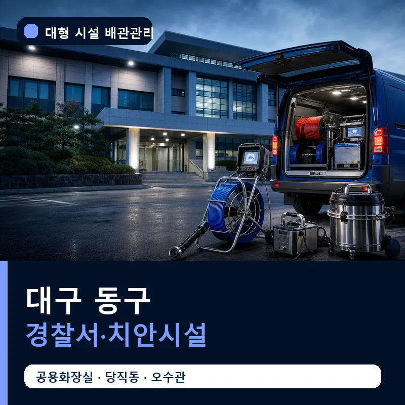 대구 동구 경찰서·치안시설 대형 배관 관리 썸네일