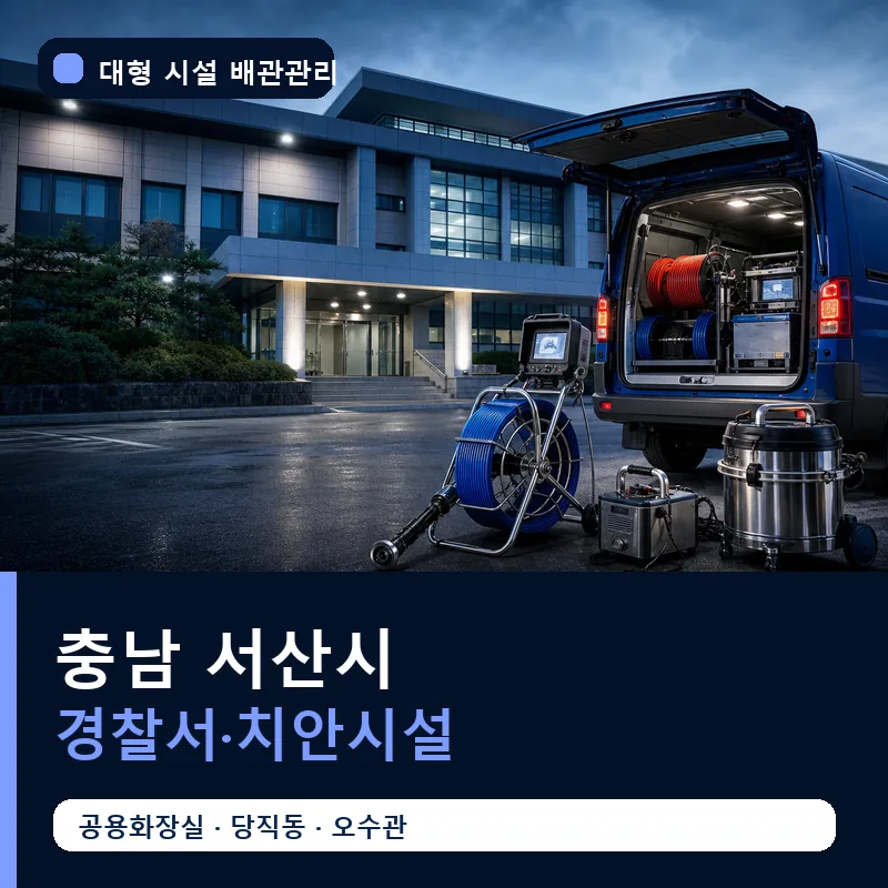 충남 서산시 경찰서·치안시설 대형 배관 관리 썸네일
