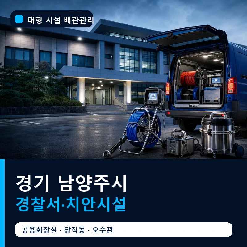 경기 남양주시 경찰서·치안시설 대형 배관 관리 썸네일