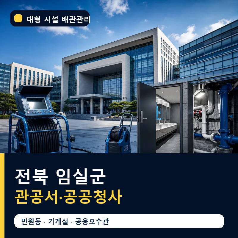 전북 임실군 관공서·공공청사 대형 배관 관리 썸네일