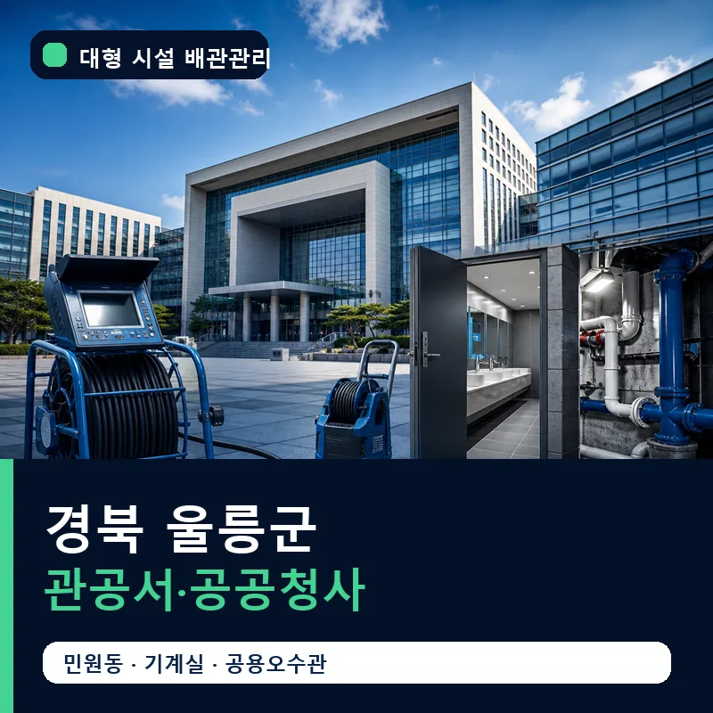 경북 울릉군 관공서·공공청사 대형 배관 관리 썸네일