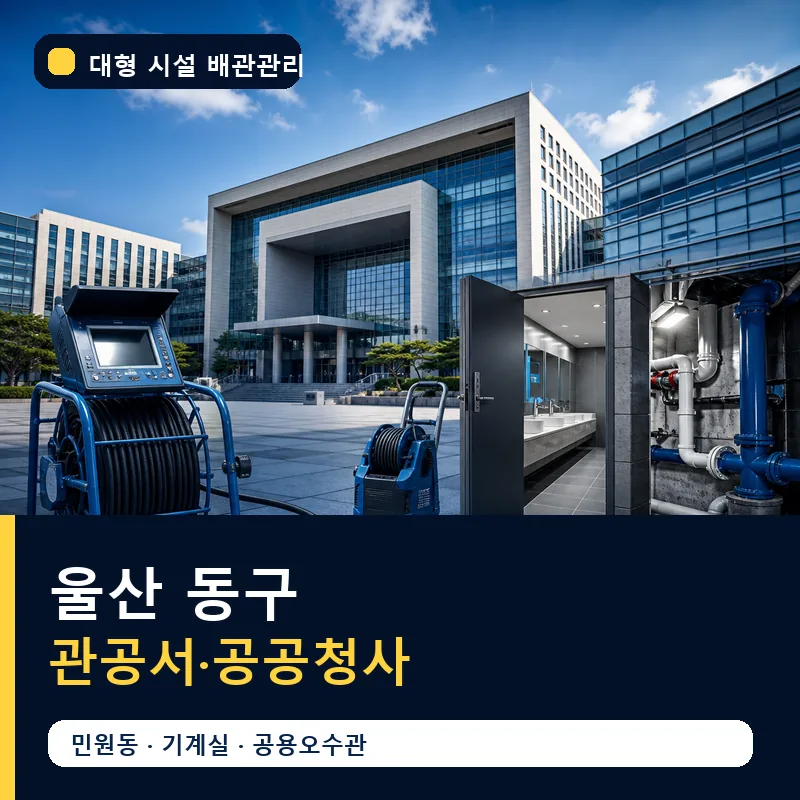 울산 동구 관공서·공공청사 대형 배관 관리 썸네일