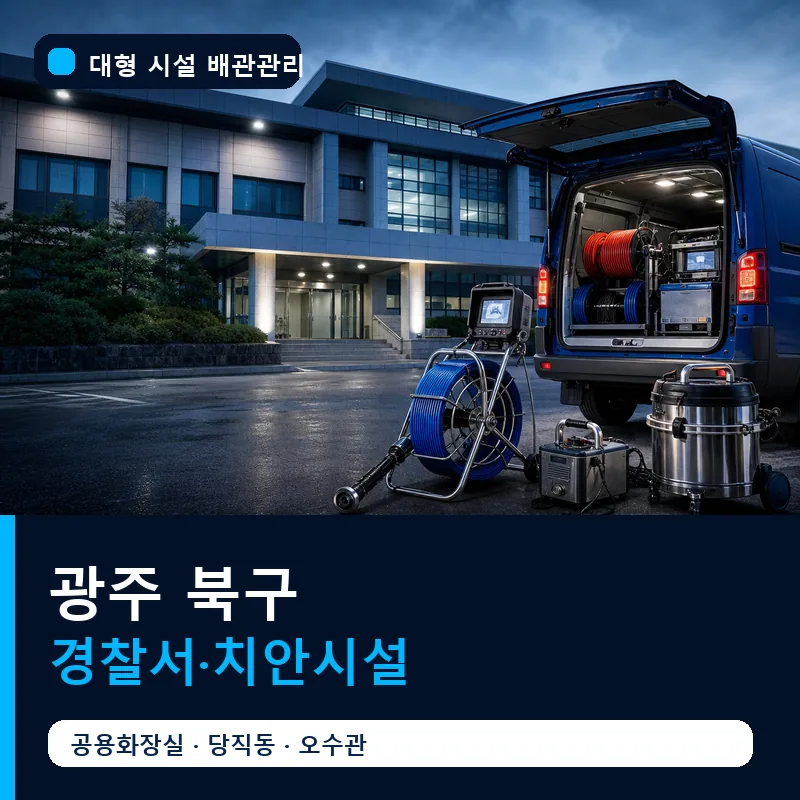 광주 북구 경찰서·치안시설 대형 배관 관리 썸네일