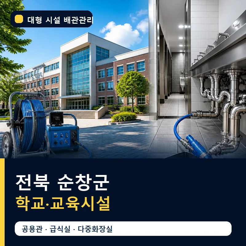 전북 순창군 학교·교육시설 대형 배관 관리 썸네일
