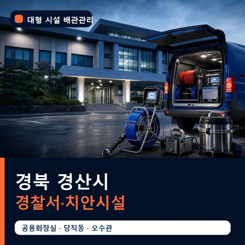 경북 경산시 경찰서·치안시설 대형 배관 관리 썸네일