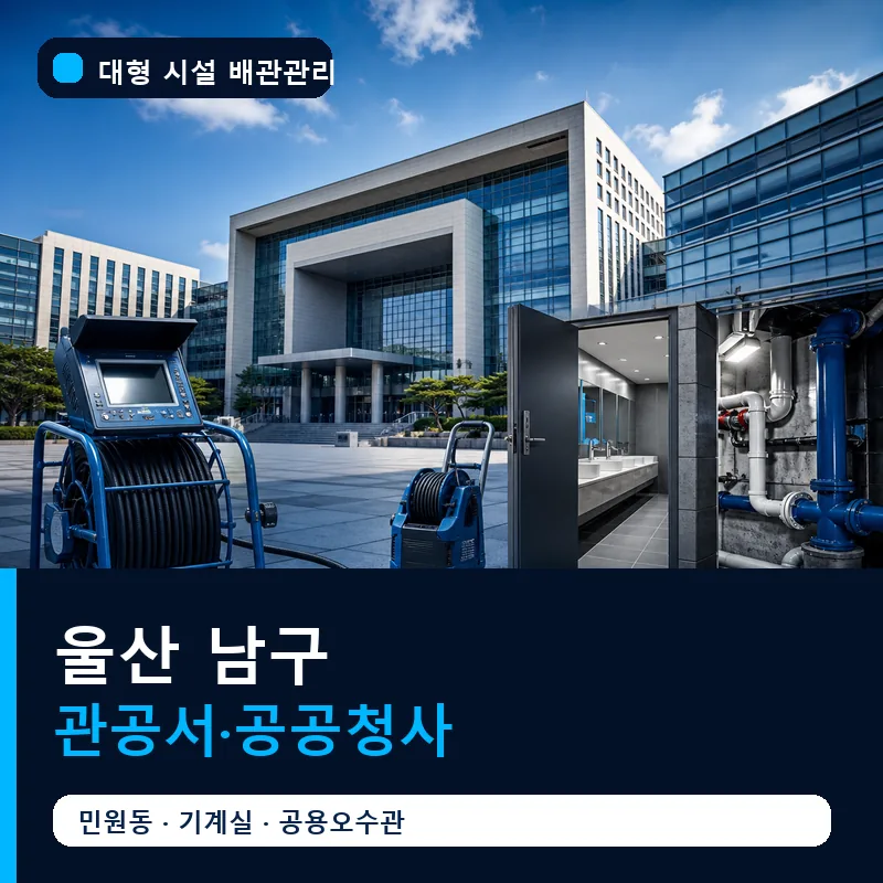 울산 남구 관공서·공공청사 대형 배관 관리 썸네일