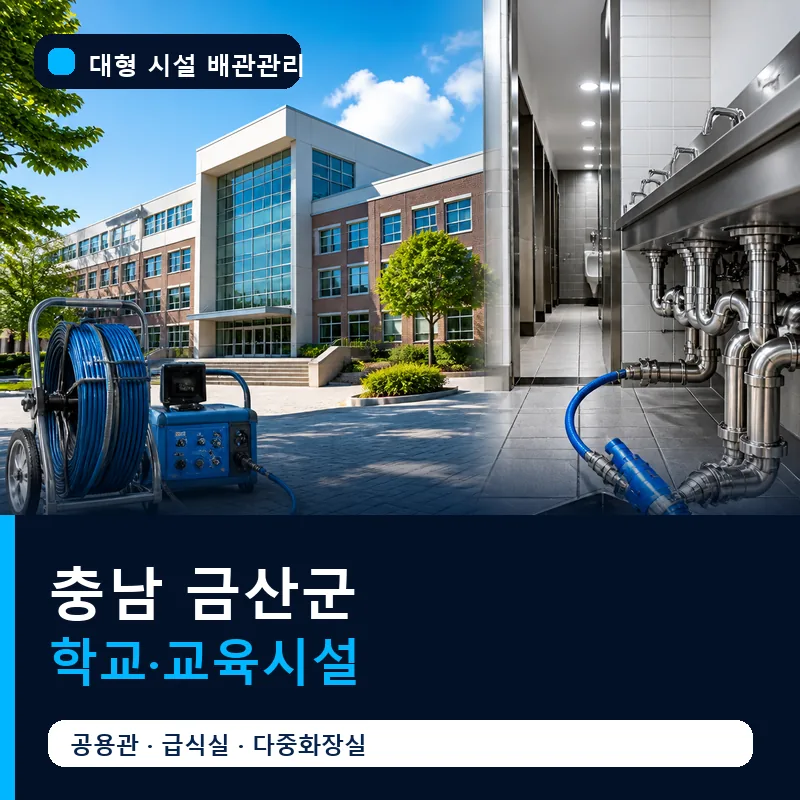 충남 금산군 학교·교육시설 대형 배관 관리 썸네일