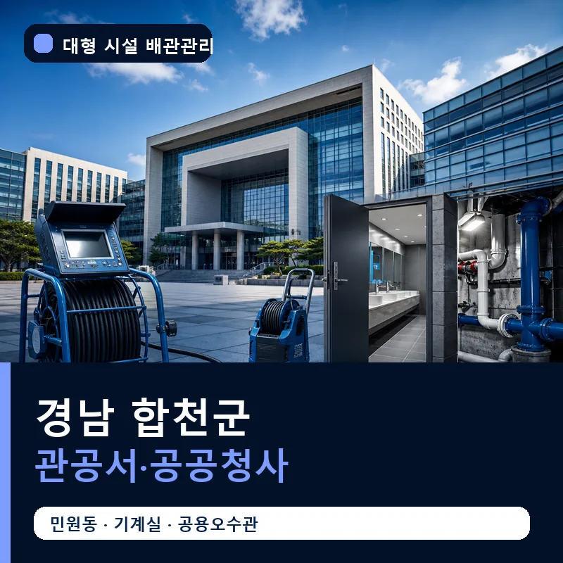 경남 합천군 관공서·공공청사 대형 배관 관리 썸네일