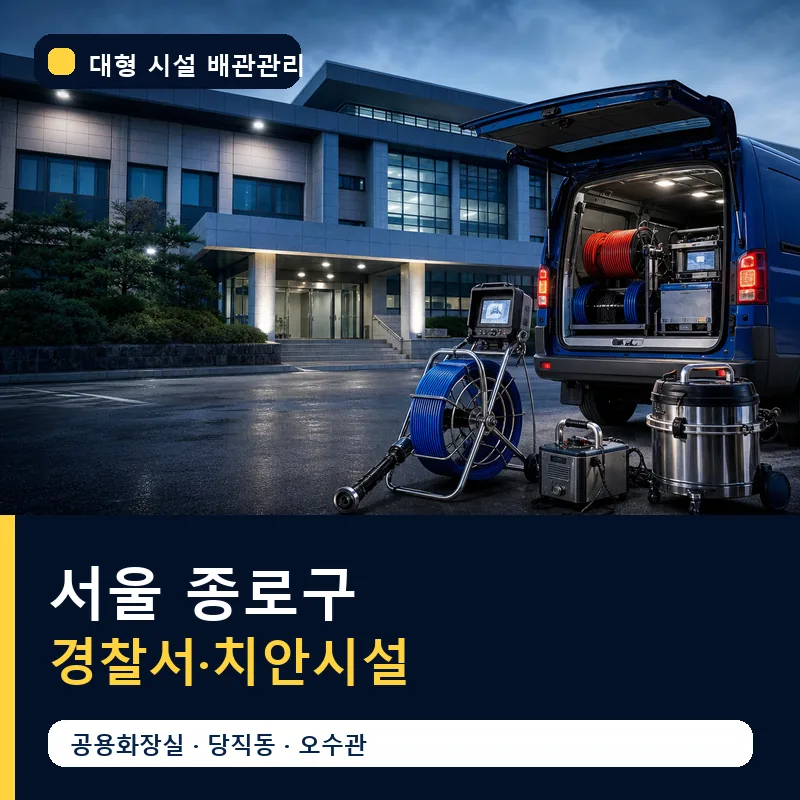 서울 종로구 경찰서·치안시설 대형 배관 관리 썸네일