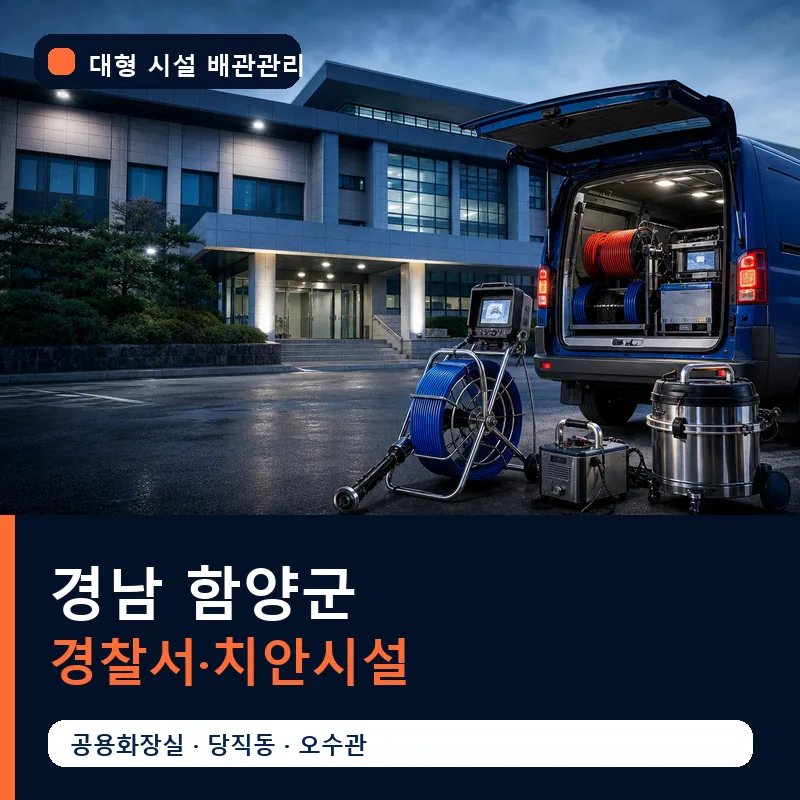 경남 함양군 경찰서·치안시설 대형 배관 관리 썸네일