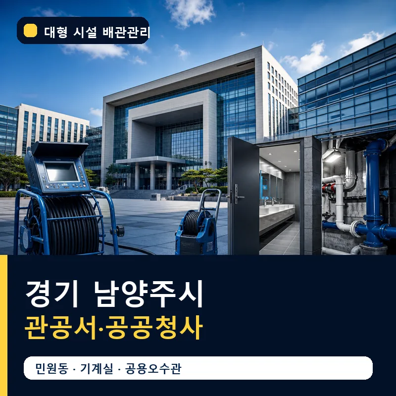 경기 남양주시 관공서·공공청사 대형 배관 관리 썸네일