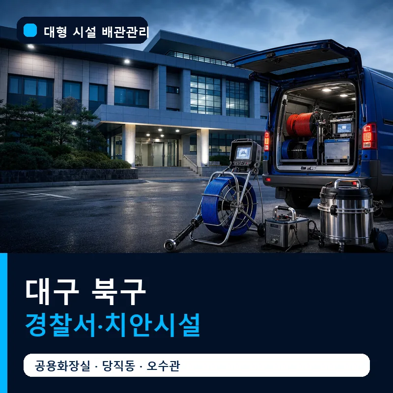 대구 북구 경찰서·치안시설 대형 배관 관리 썸네일