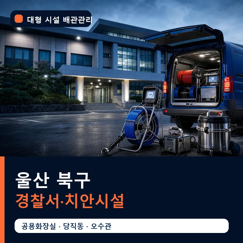 울산 북구 경찰서·치안시설 대형 배관 관리 썸네일