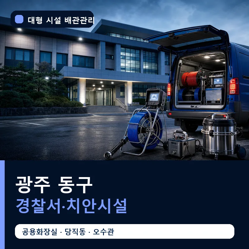 광주 동구 경찰서·치안시설 대형 배관 관리 썸네일