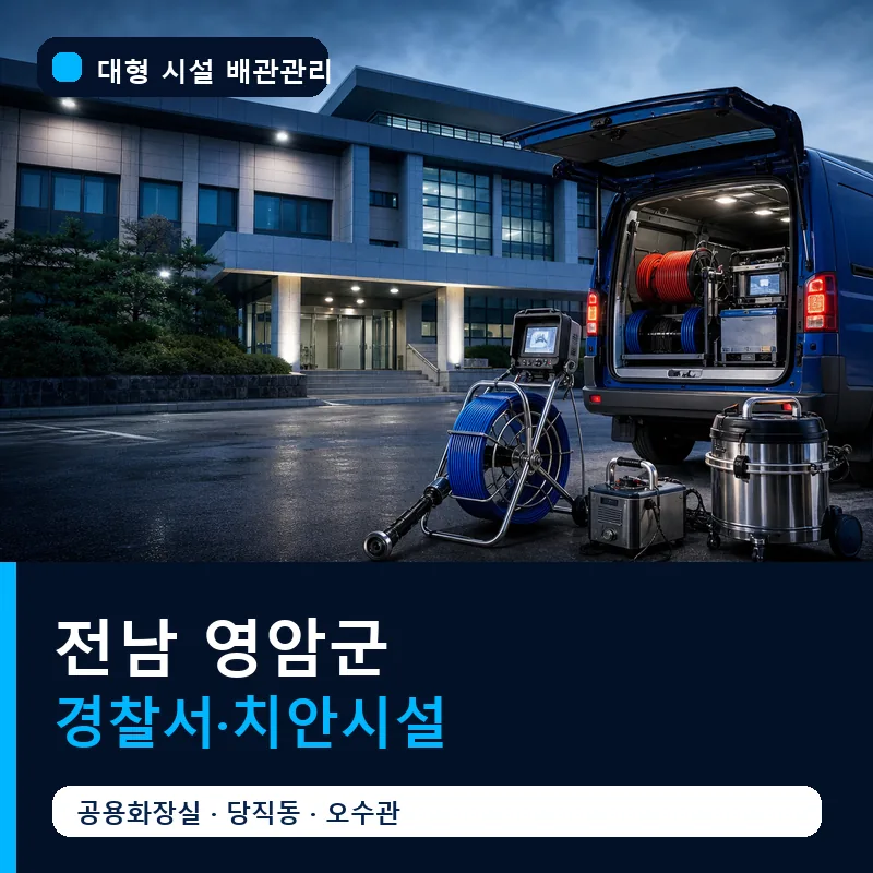 전남 영암군 경찰서·치안시설 대형 배관 관리 썸네일