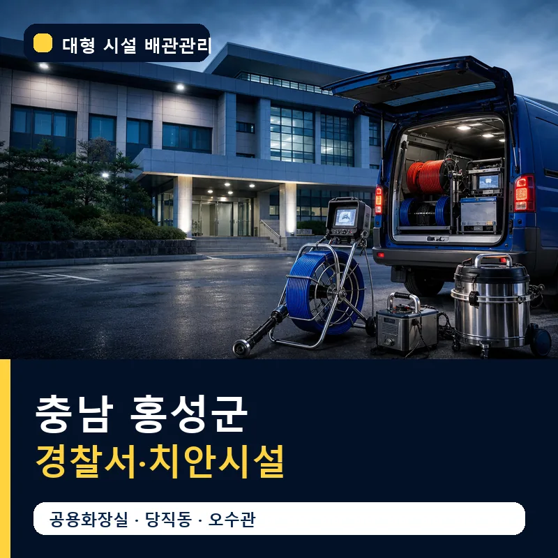 충남 홍성군 경찰서·치안시설 대형 배관 관리 썸네일