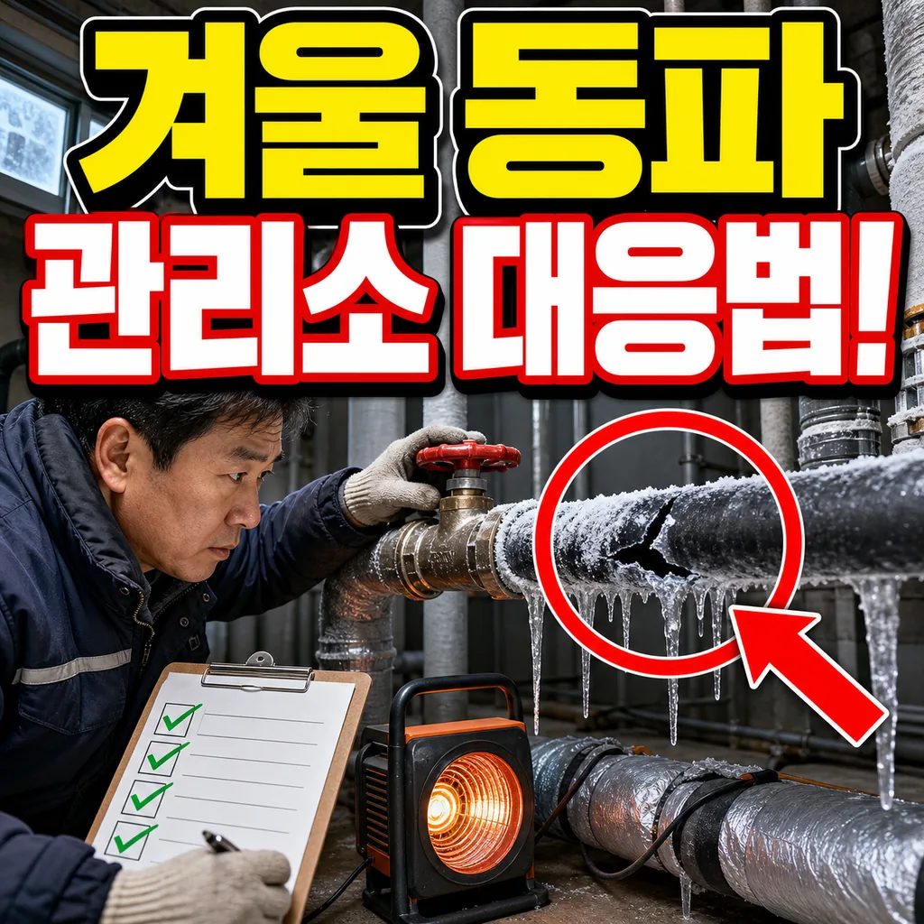 관리소를 위한 겨울철 배관 동파 대응 매뉴얼