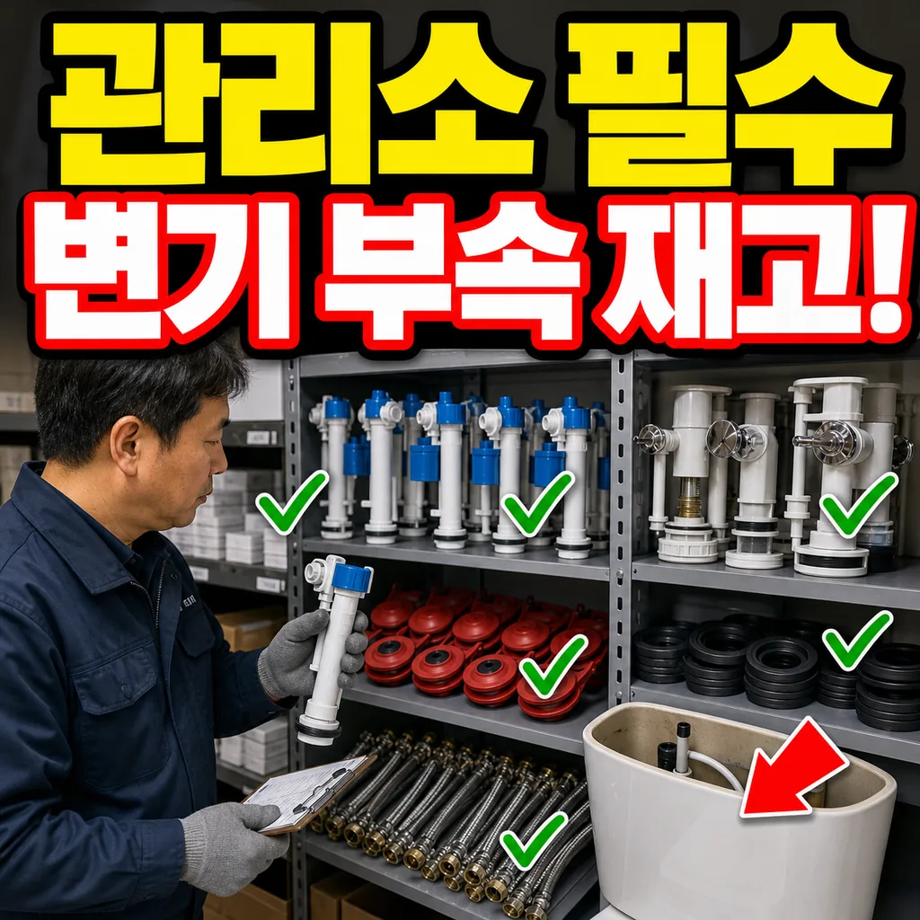 관리소용 변기 부속 재고 관리 매뉴얼