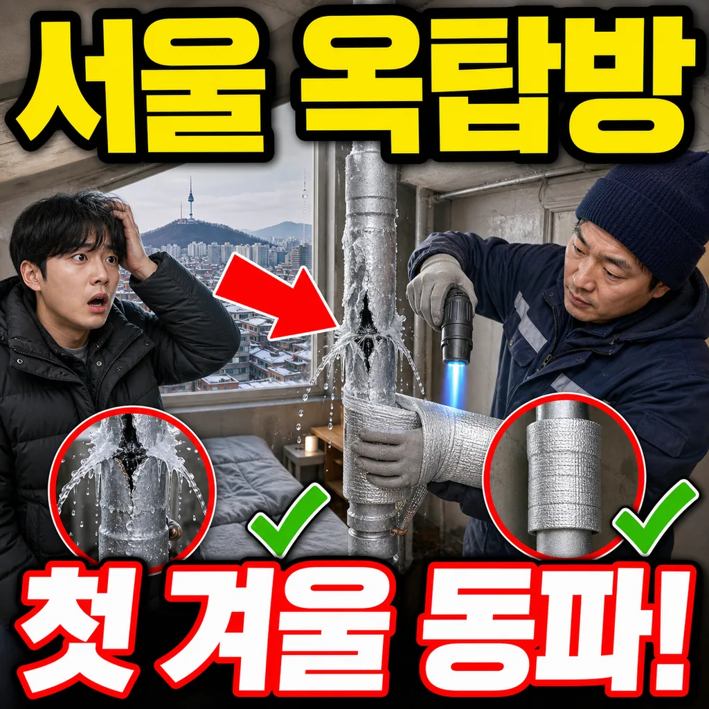 전남 시골에서 상경한 27살 청년, 서울 옥탑방의 첫 겨울 동파