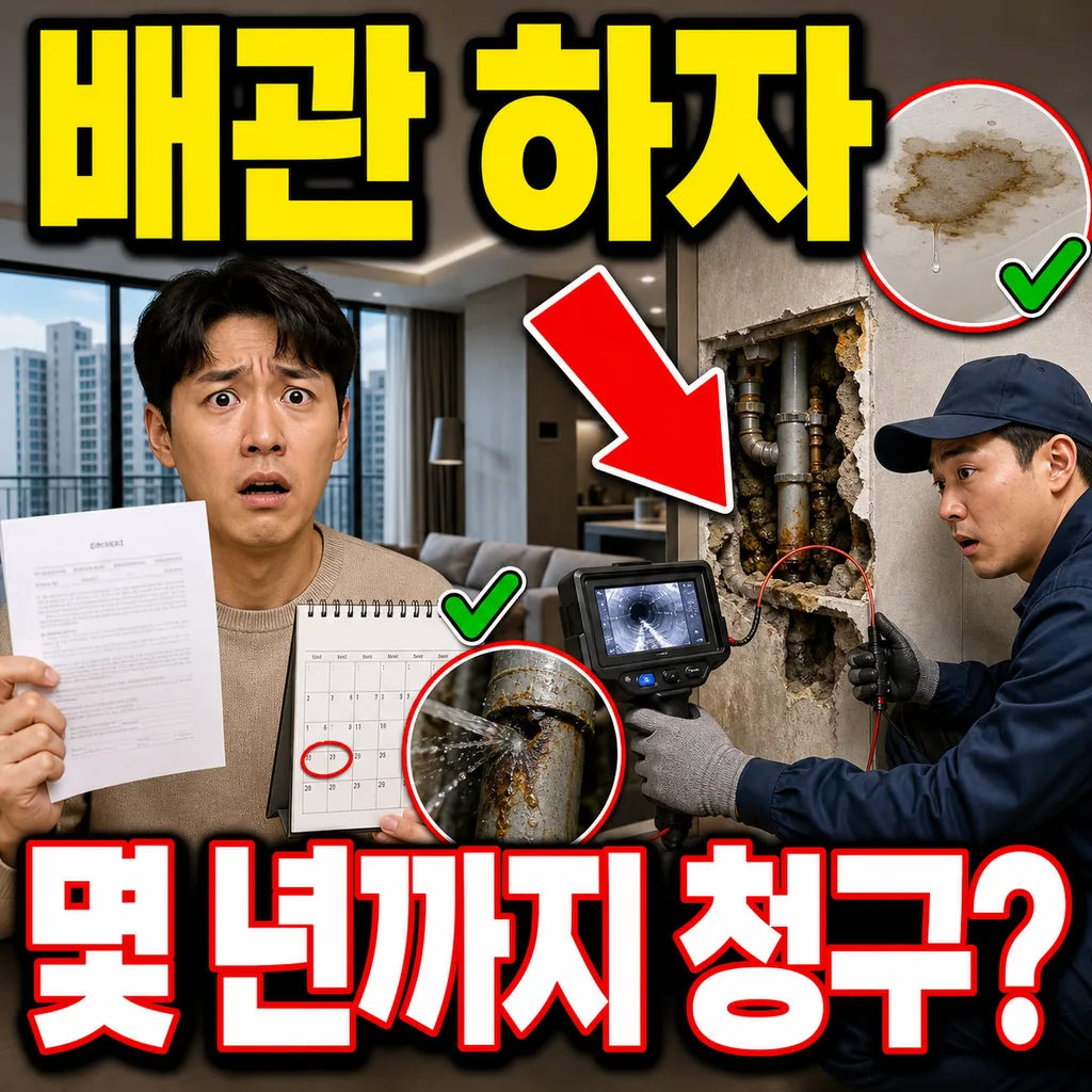 주택법상 하자담보책임 기간 — 배관 하자는 몇 년까지 청구되나