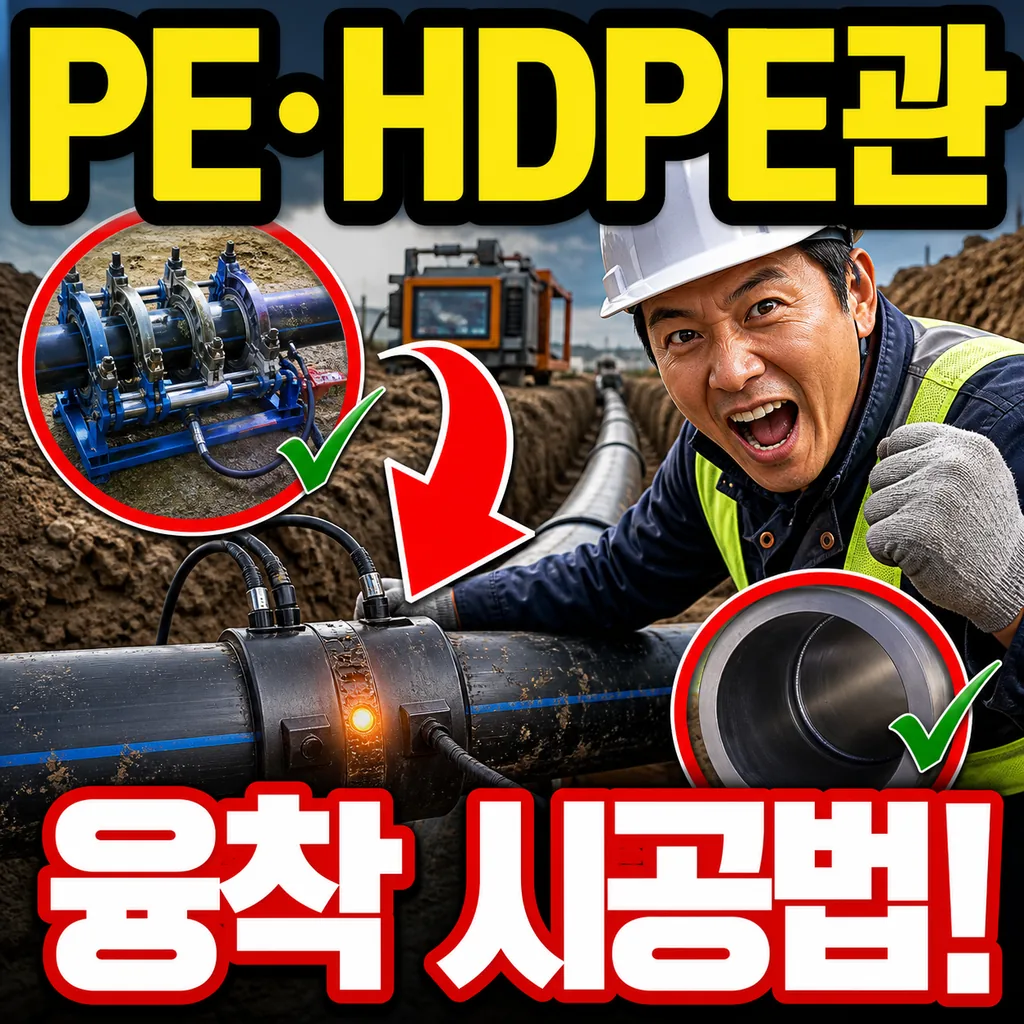PE·HDPE관 심층 — 전기융착·버트융착과 옥외 매설 시공법