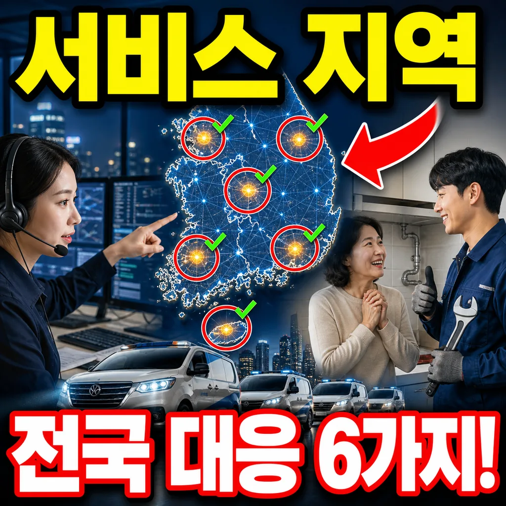 서비스 지역과 커버 범위 관련 자주 묻는 질문 6가지 전국 대응 안내