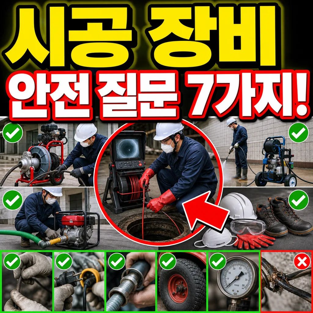 시공 중 사용하는 도구와 장비 관련 자주 묻는 7가지 질문 안전 안내