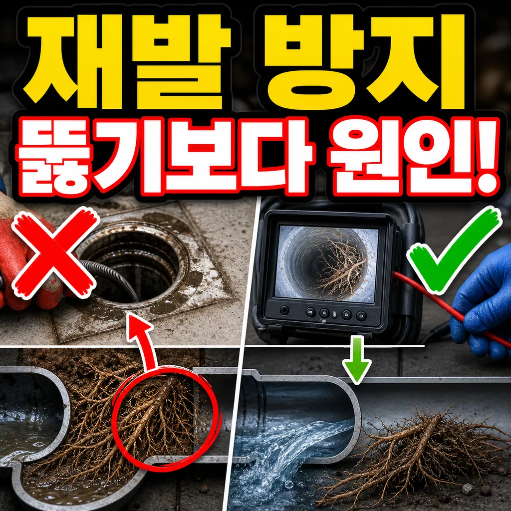 재발방지 원칙, 뚫는 것보다 원인을 봅니다