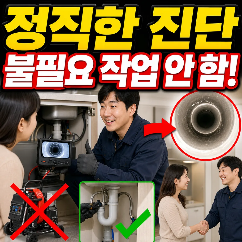 정직한 진단, 안 해도 되는 작업은 안 한다고 말씀드립니다