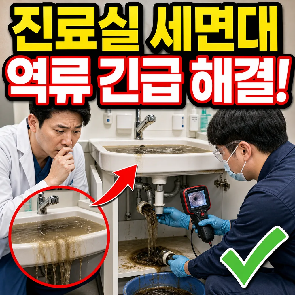 개원 5년차 의사가 겪은 진료실 세면대 역류 사건